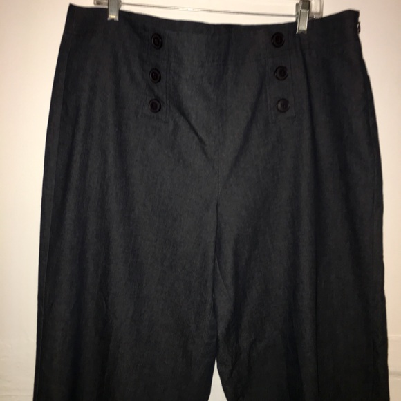 Linea Donna Essentials Wide Leg Sailor Pants - Picture 4 of 9